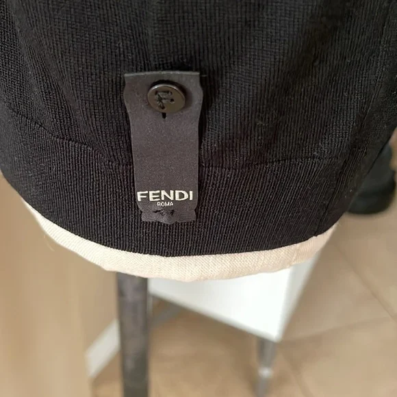 FENDI Roma Made in Italy 100% Wool Knitwear Pullover - Picture 8 of 15